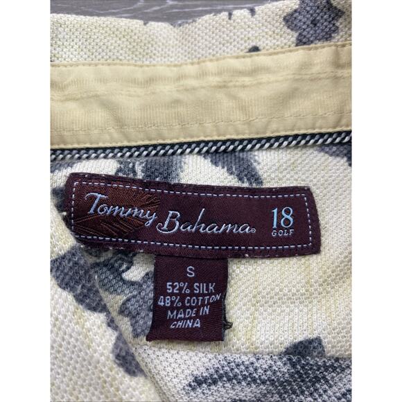 Tommy Bahama Golf 18 Hawiian Outdoor Button Down Sz Small Shirt Silk/cotton - Picture 3 of 8